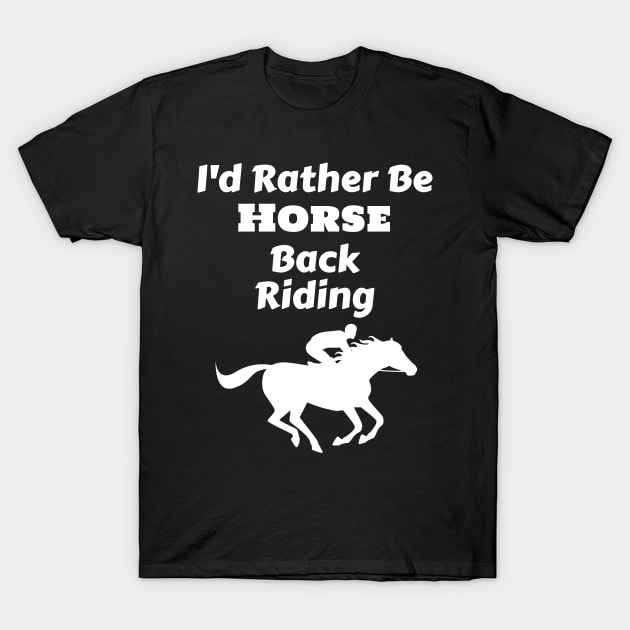 Horse riding, Horseback riding T-Shirt by maro_00